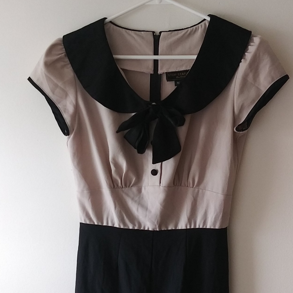 Stop Staring size Medium retro fitted dress
